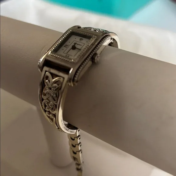Vintage Brighton Hamilton Watch Women 20mm Silver Tone New  display picture 3